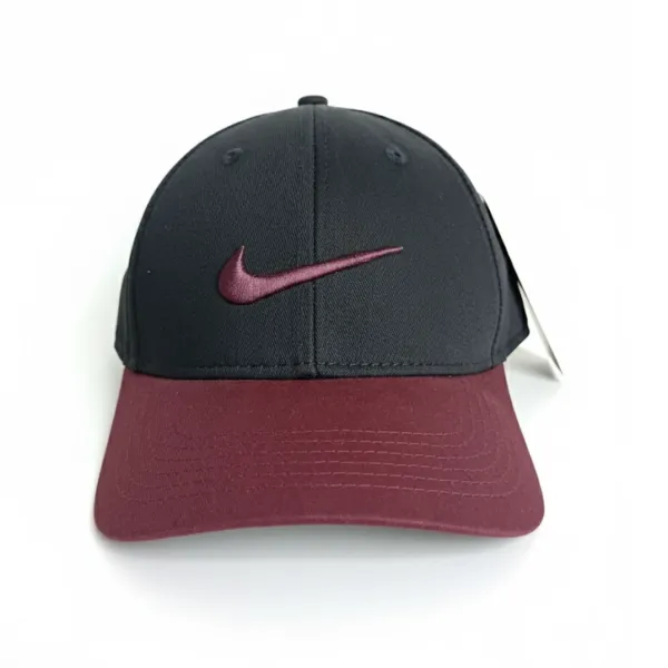 Nike Golf/Performance Cap –Black & Maroon Adjustable